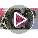 Artificial Pink Roses & Hydrangeas in Wooden Pot Centerpiece