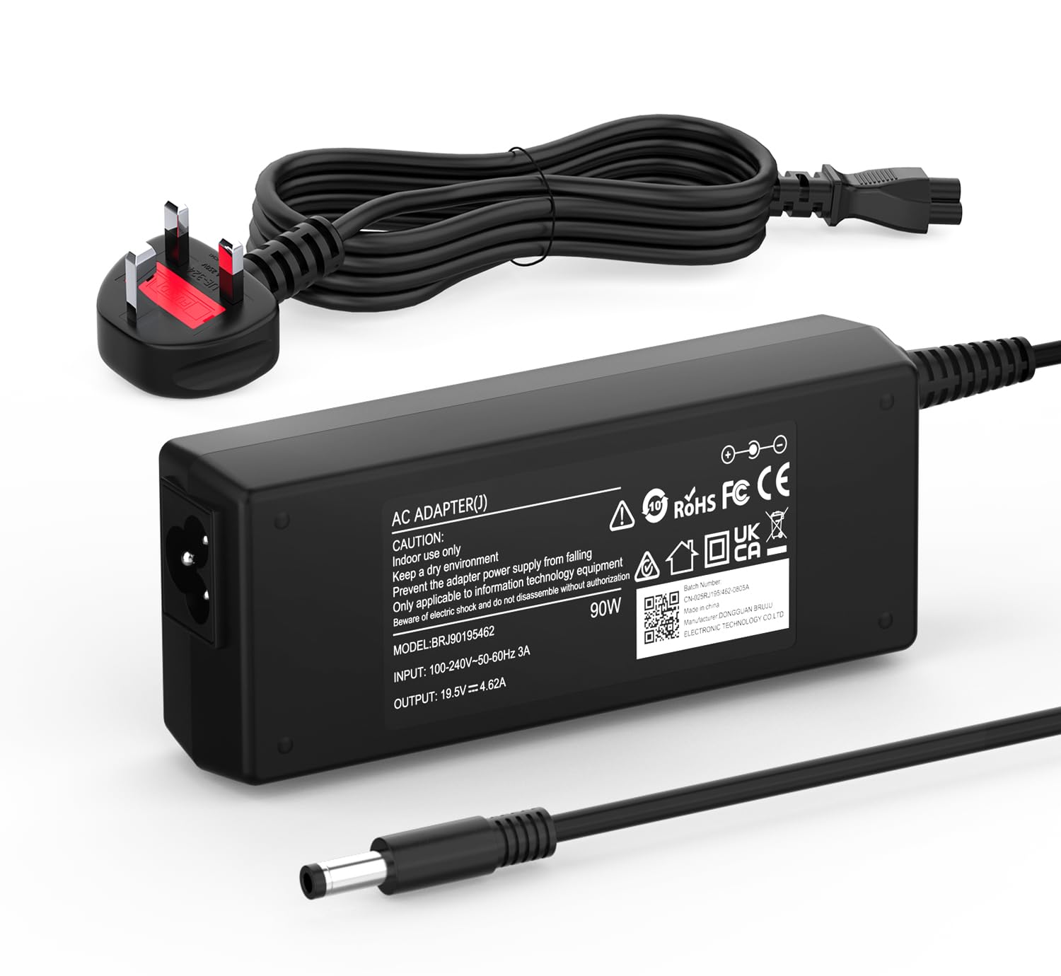 90W AC Adapter for Dell OptiPlex Micro 3000-9000 Series