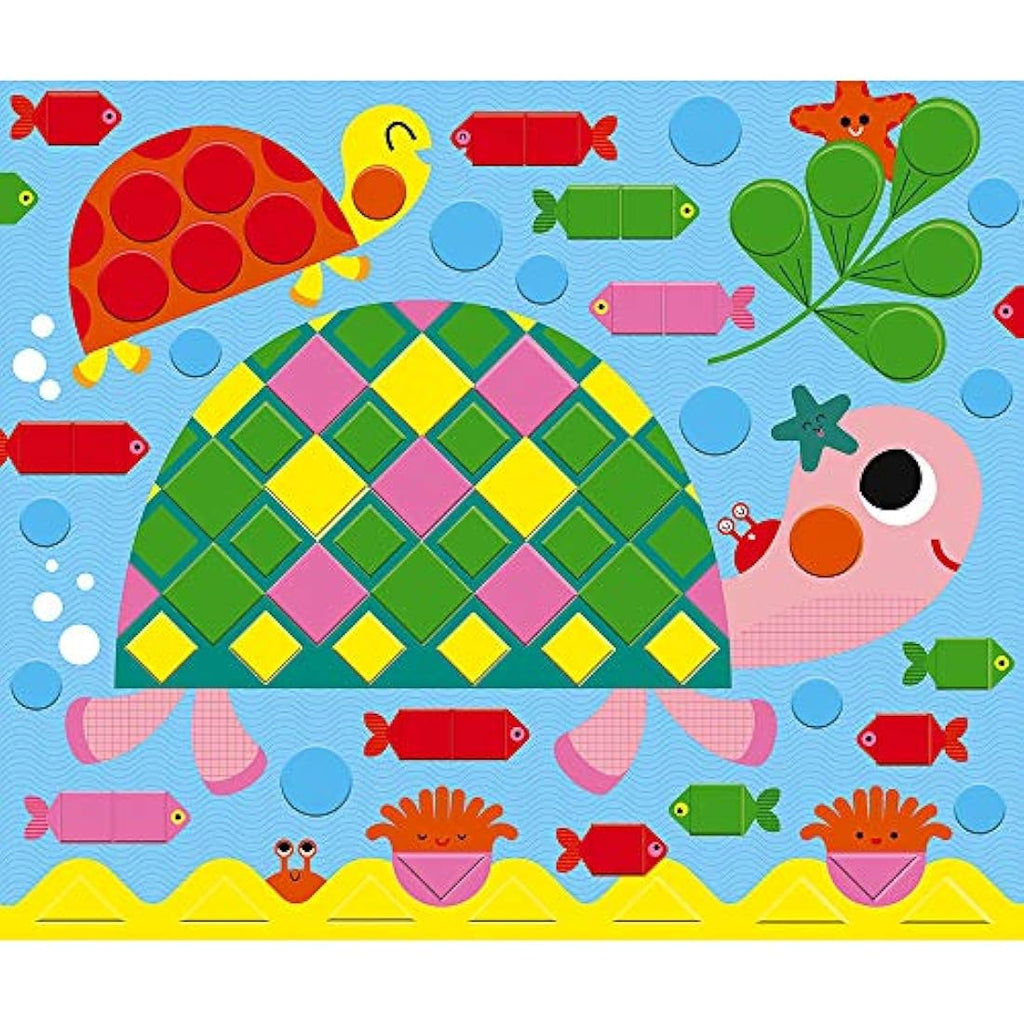 Janod Animal Mosaics Creative Kit – Kids Educational Art Activity