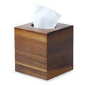 Acacia Wood Tissue Box Cover – Square Farmhouse Holder