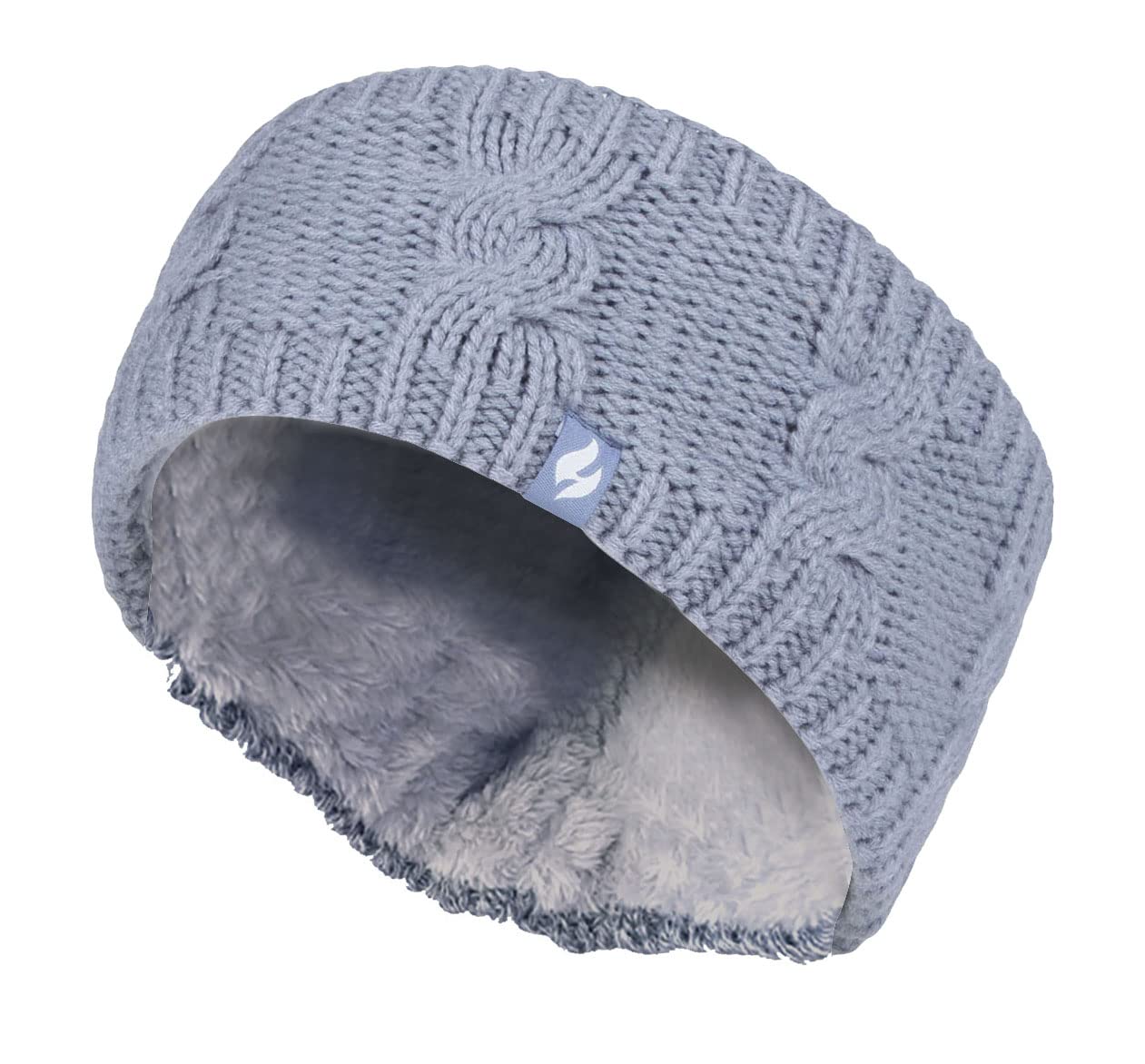 Heat Holders Ladies Thermal Fleece Lined Cable Knit Winter Headband