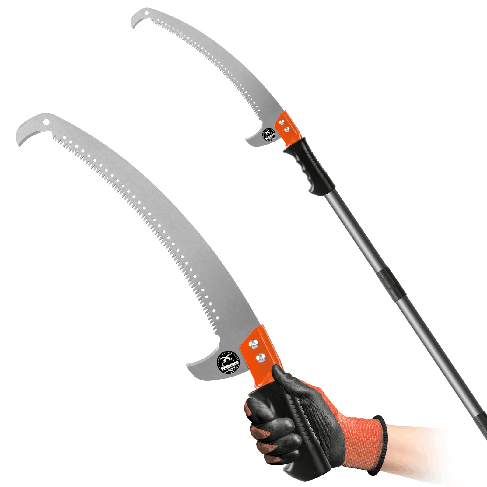 Walensee Pole Saw for Tree Trimming | 235cm Stainless Steel Manual Pruner