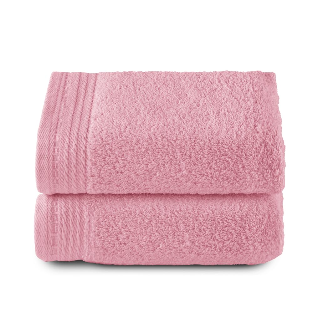 Top Towel – 2-Piece Coral 100% Cotton Hand Towel Set – 600 g/m2