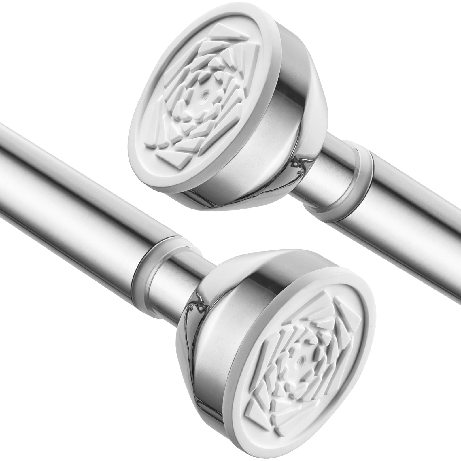Jolof Store Stainless Steel Tension Shower Curtain Rod, 73-138cm