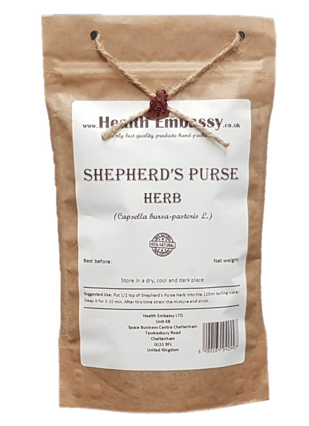 Shepherd's Purse Herb Tea | Capsella Bursa-Pastoris L | Health Embassy 100g