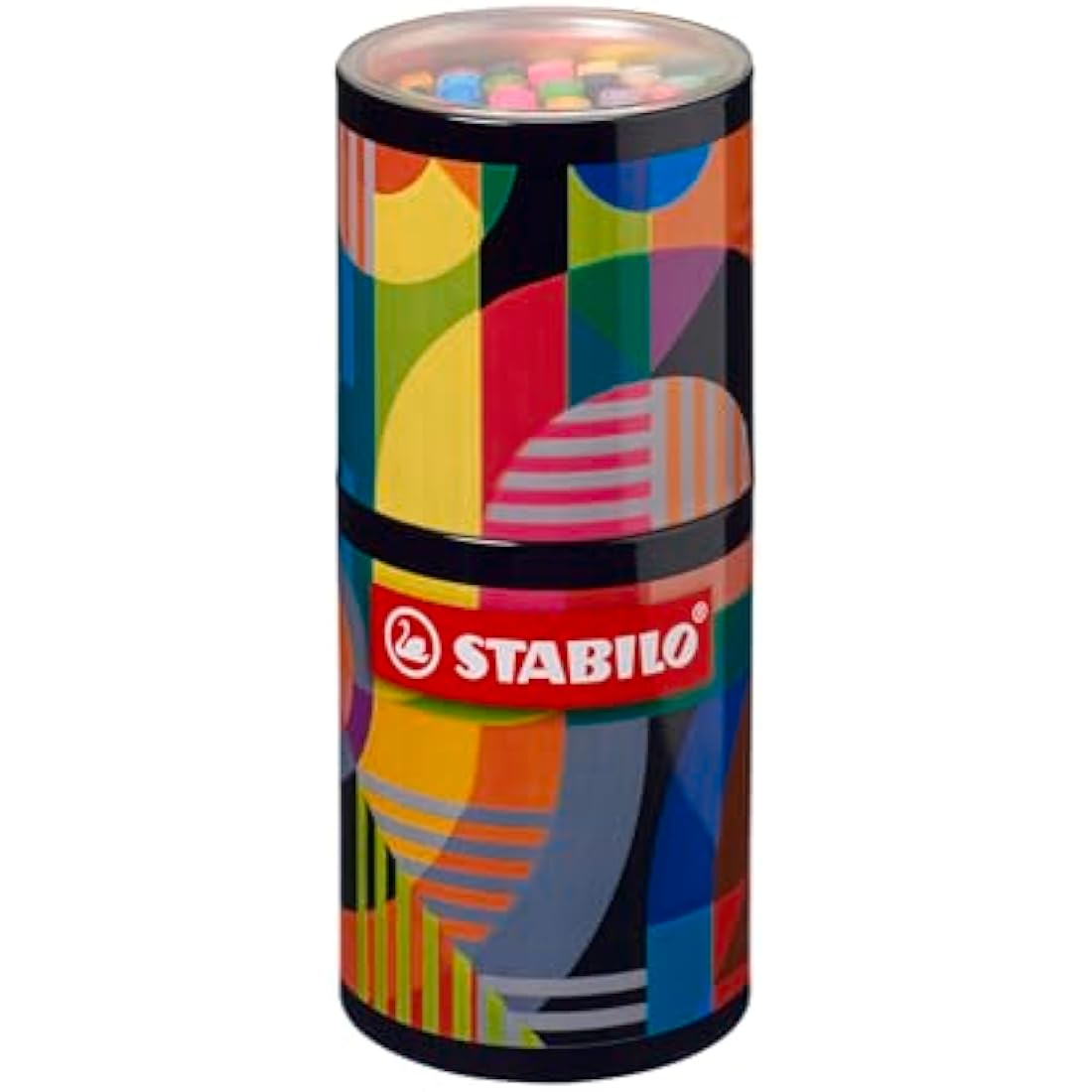 STABILO Point 88 Fineliner Pens – ARTY Metal Tin of 45 Assorted Colours