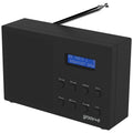 Groov-e Paris DAB & FM Digital Radio | Bluetooth & Alarm Clock - Black