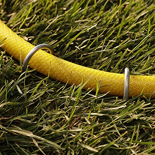 GardenMate 200 Garden Securing Pegs – 3.8mm Galvanised Steel Ground Anchors