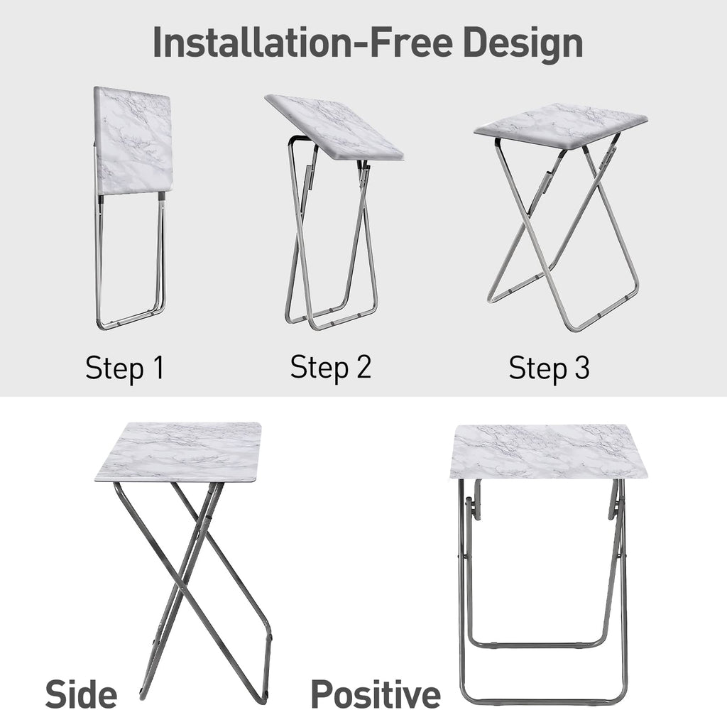 Small Folding Table, Foldable Table, TV Tray Table, Sofa Table, End Table - image 5