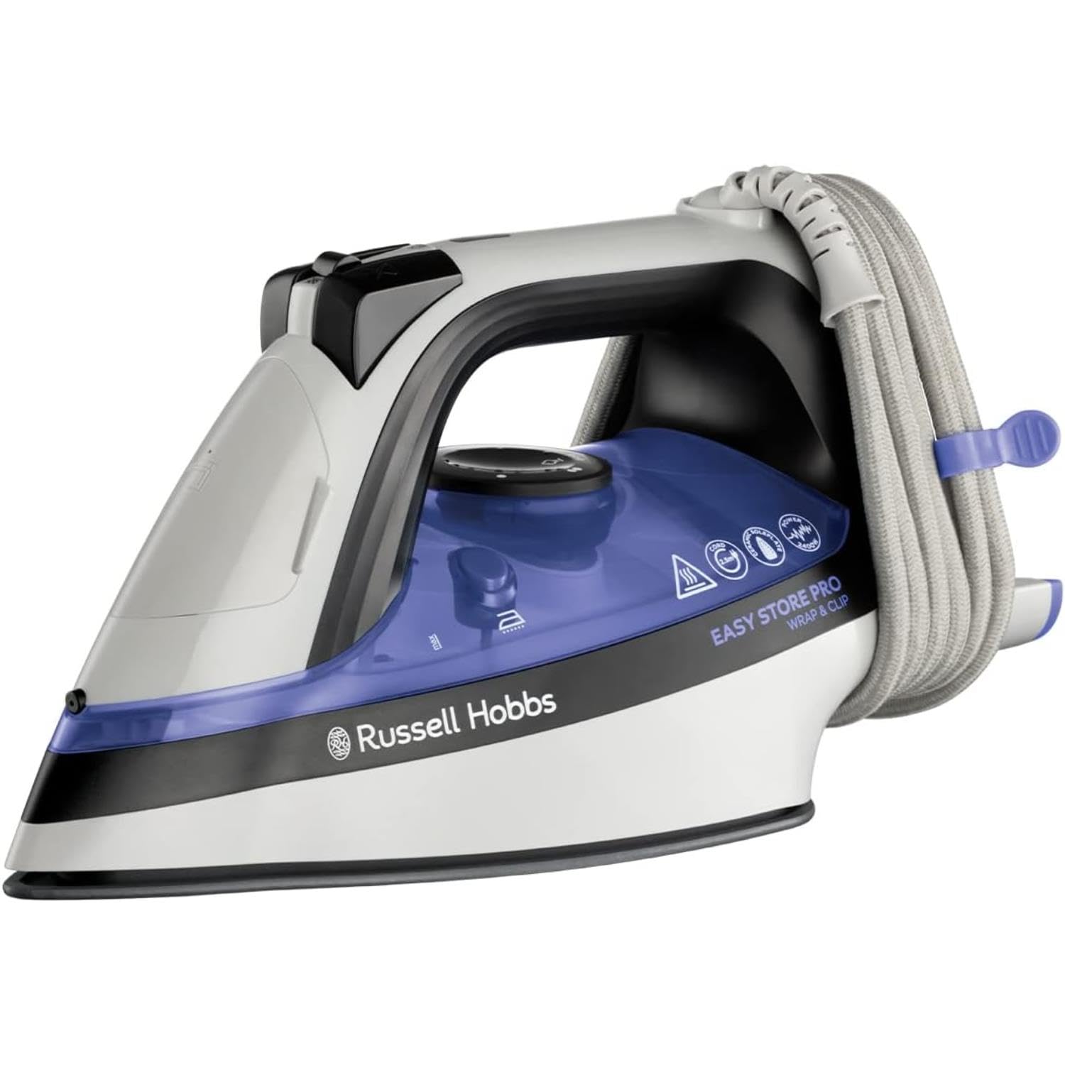 Russell Hobbs Easy Store Pro Steam Iron – 2400W Ceramic Soleplate