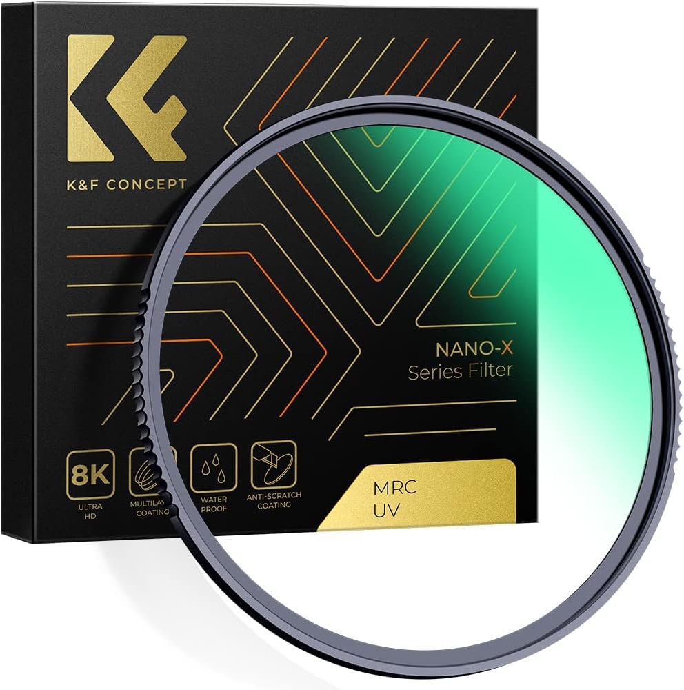 K&F Concept 67mm UV Lens Filter – Nano-X Series HD Camera Protector