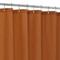 Jolof Store Burnt Orange Fabric Shower Curtain Liner – Waterproof Cloth