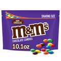 M&M's Dark Chocolate Peanut Candy - Sharing Size Resealable Bag, 286.3g