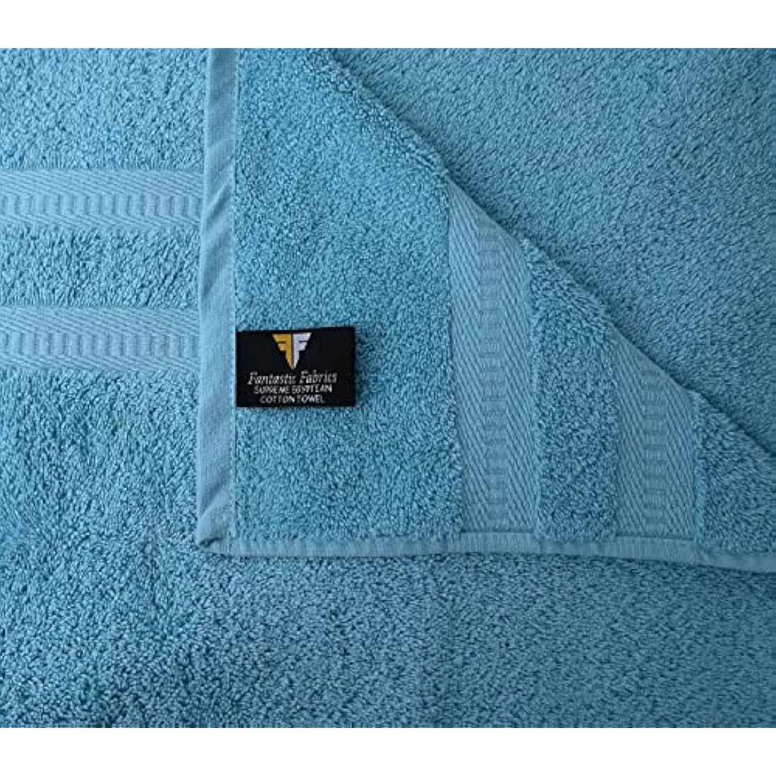 Jolof Store 2x Jumbo Bath Sheets | 100% Egyptian Cotton 600 GSM - Aqua