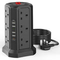 12-Way Tower Extension Lead | 20W USB-C & 3M Cable