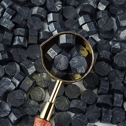 Sealing Wax Beads Kit – 300 Pcs Octagon Wax with Spoon