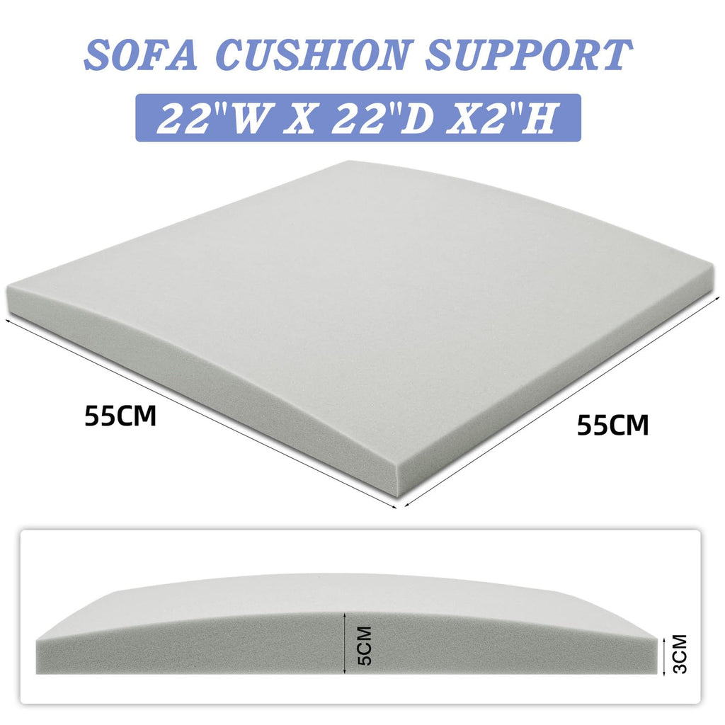 baibu Sofa Saver & Sponge Support Pad for Couch Sag Repair, 2-Pack