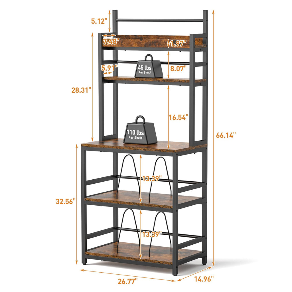 ikkle Record Player Stand with Vinyl Storage, Turntable Stand Holds Up to 500+Albums, 5 Layer Record Player Table with CD Racks for Living Room - image 2
