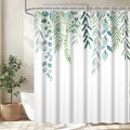 Sage Green Eucalyptus Shower Curtain | Waterproof Polyester