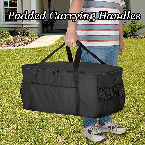 Samdew Portable Grill Carry Bag for Weber Q1000 Q1200 Q1400 – Storage Cover