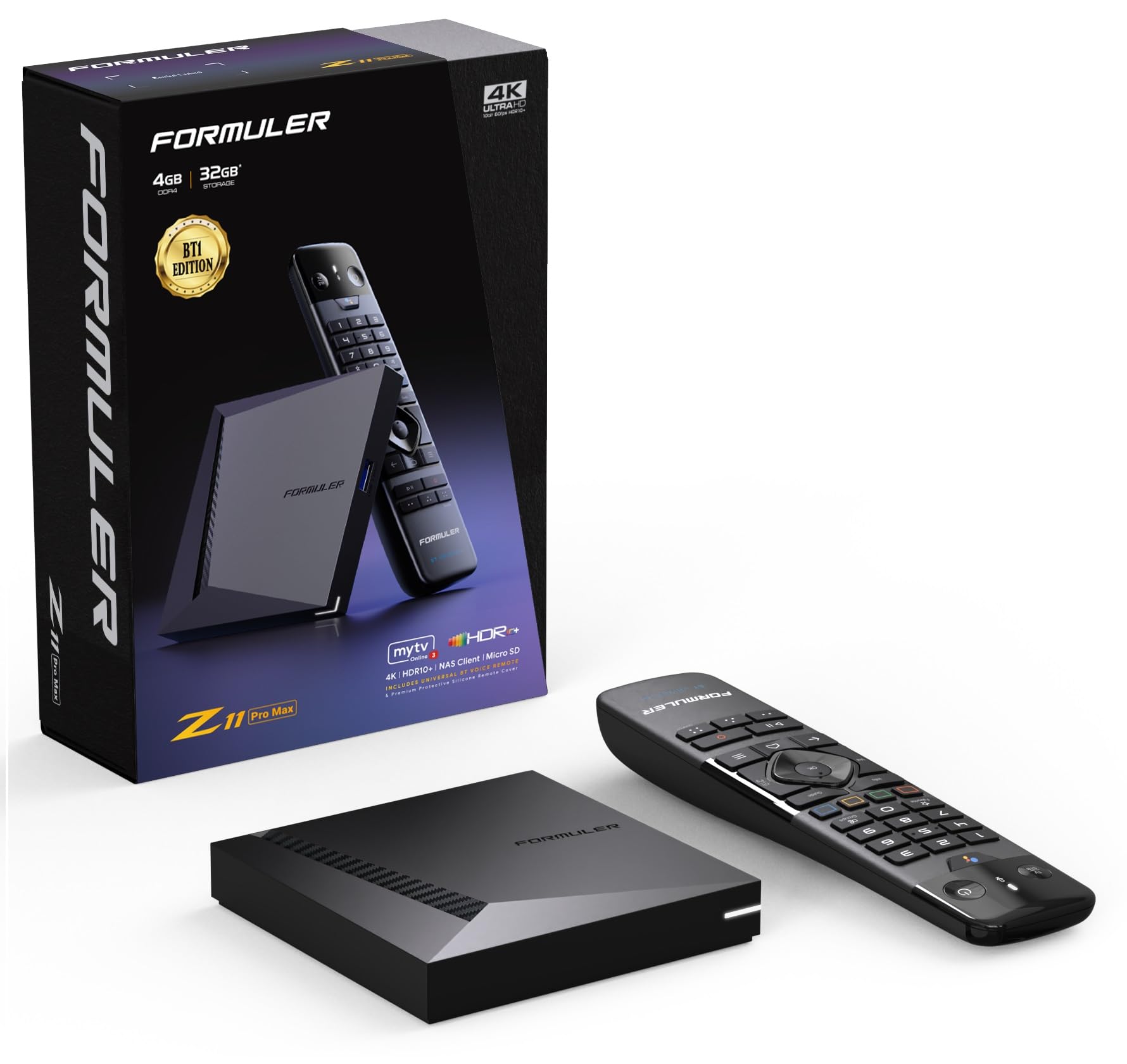 Formuler Z11 Pro Max BT1 Edition | 4K Android 11 IPTV Box with Remote