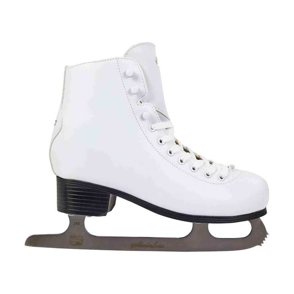Roces Paradise Women's Figure Skates – White Reinforced Nylon, Size 7W
