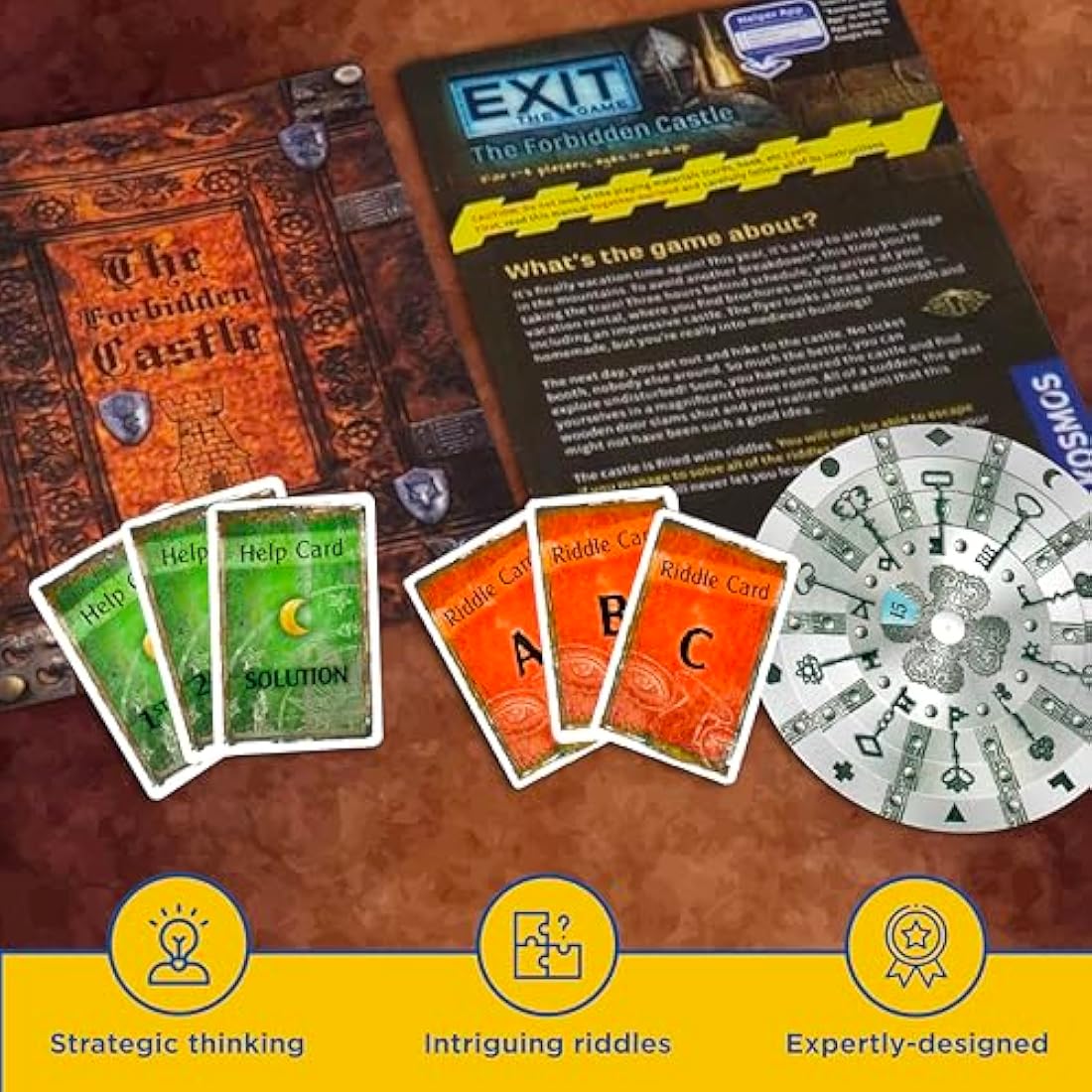 Thames & Kosmos EXIT: The Forbidden Castle Escape Room Board Game