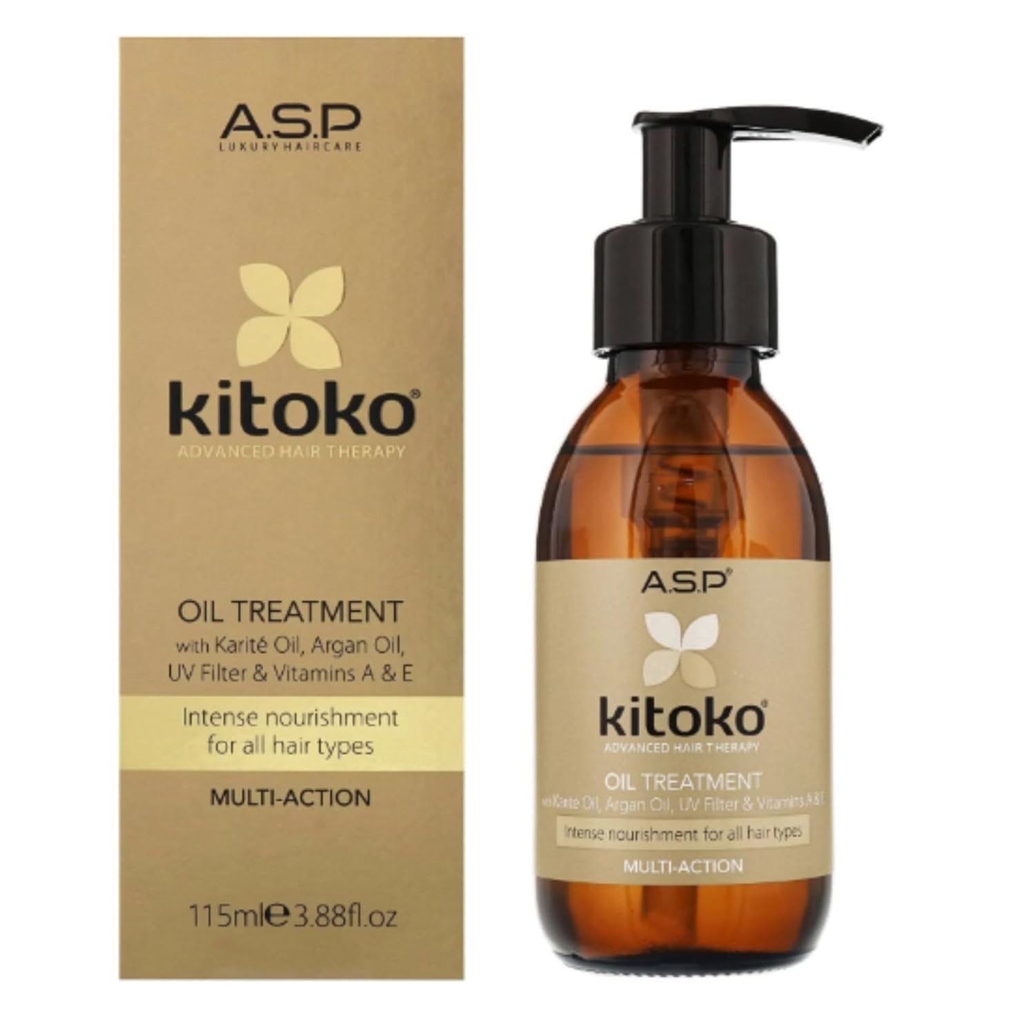 Affinage Kitoko Oil Treatment - Argan & Karité Hair Oil for All Hair Types