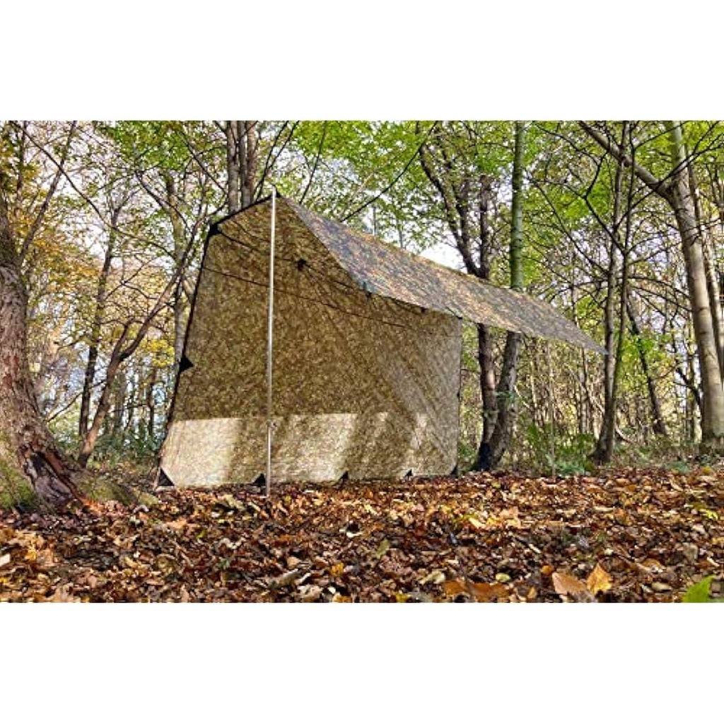 DD Hammocks Tarp 3.5 x 3.5 MC – Waterproof Camouflage Camping Shelter