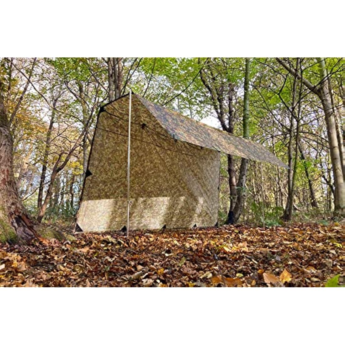 DD Hammocks Tarp 3.5 x 3.5 MC – Waterproof Camouflage Camping Shelter