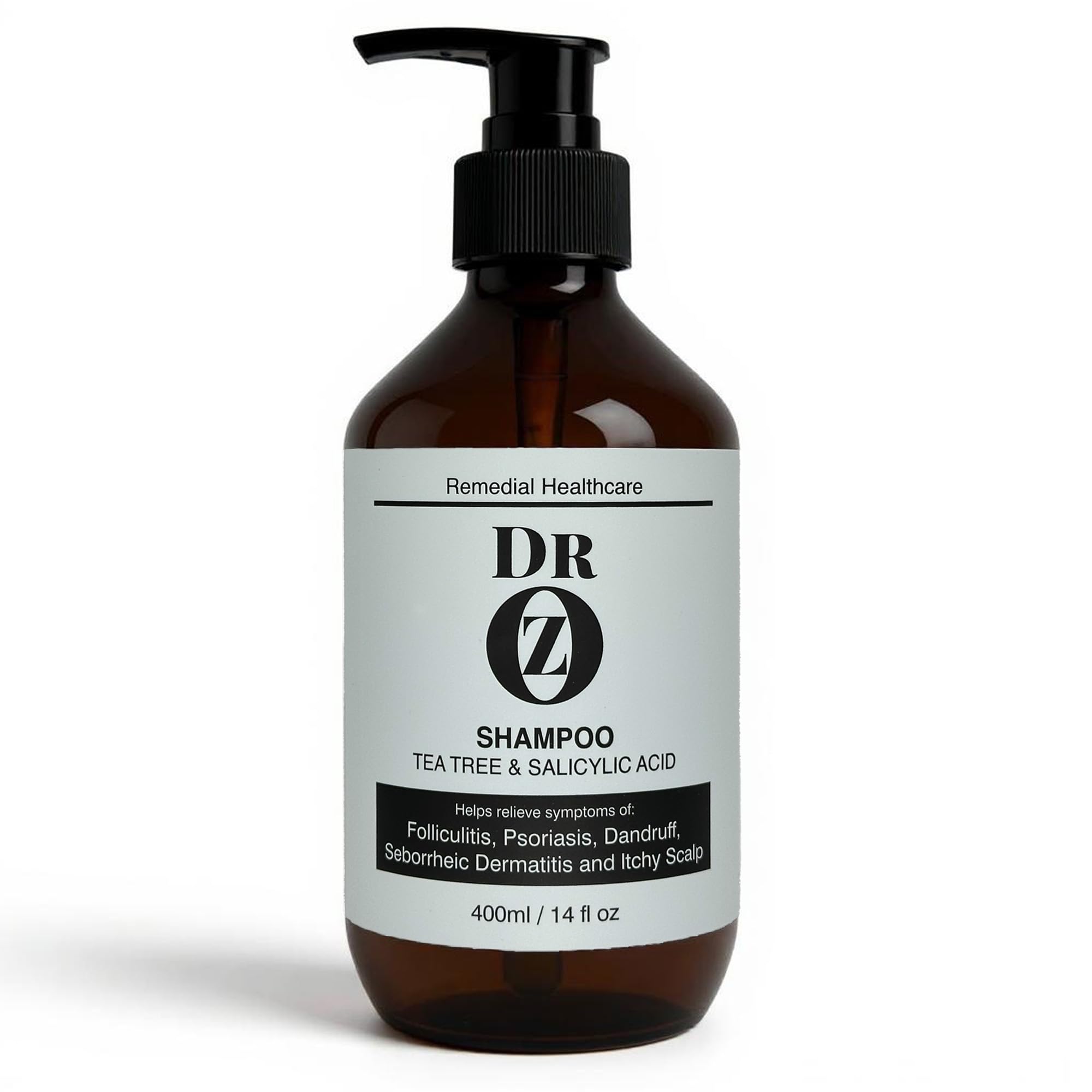 Dr Oz Tea Tree & Salicylic Acid Shampoo for Folliculitis & Psoriasis