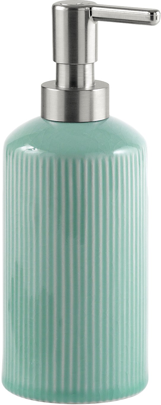 Gedy Sabina Ceramic Soap Dispenser – Aquamarine Modern Bathroom Pump