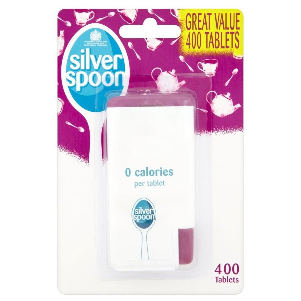 Silver Spoon Sweetness & Light Low Calorie Sweetener Tablets - 6 x 400 Pack
