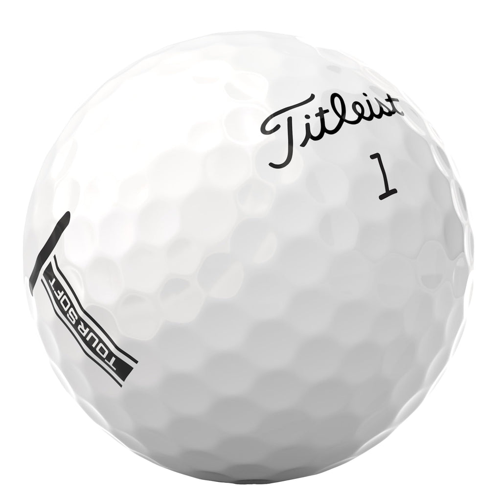 Titleist Tour Soft Golf Balls – White – Soft Feel & Long Distance