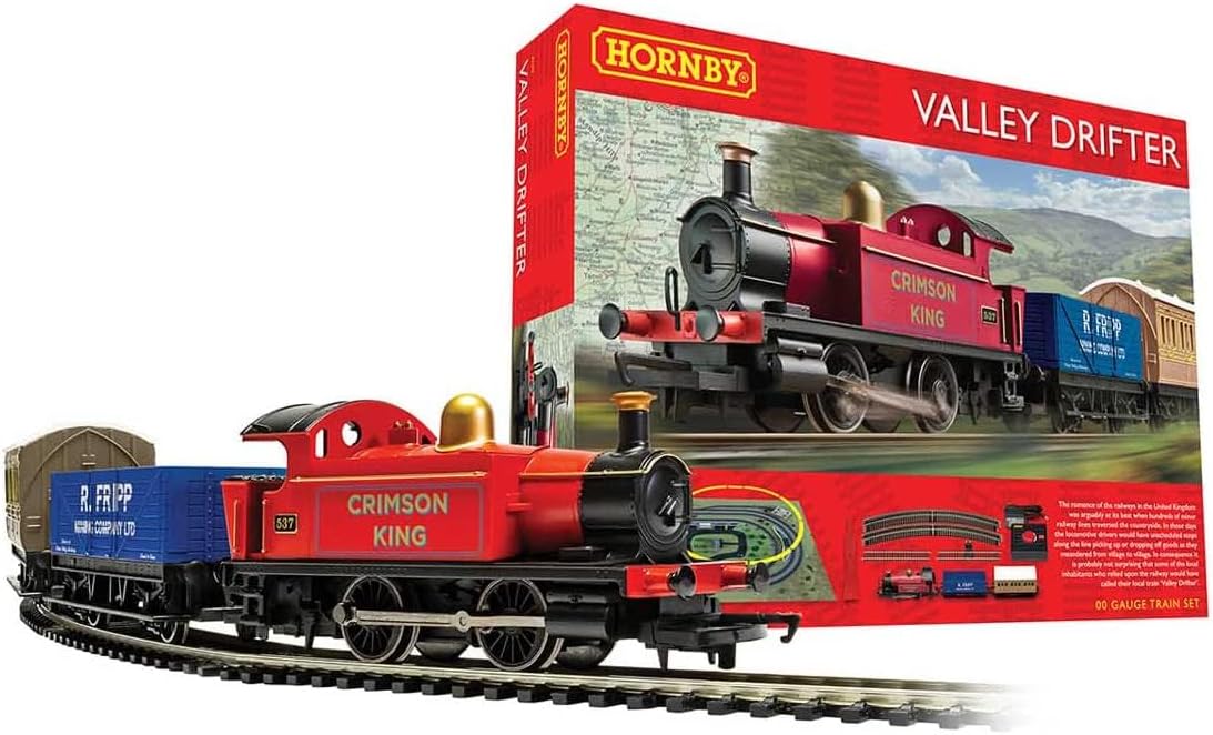 Hornby R1270M Valley Drifter Train Set | 00 Gauge Steam Model Railway
