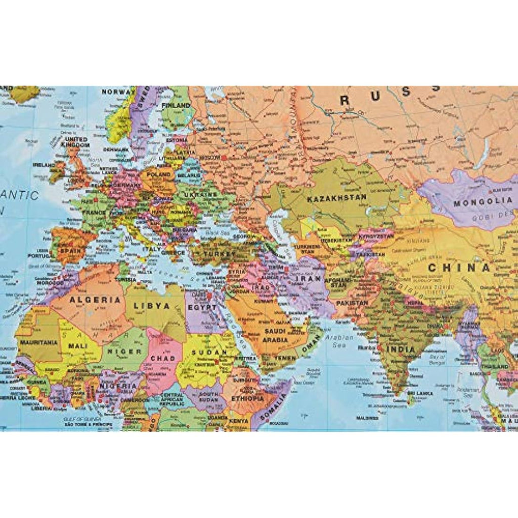 World Wall Map 2025 – Laminated Political Map by Maps International