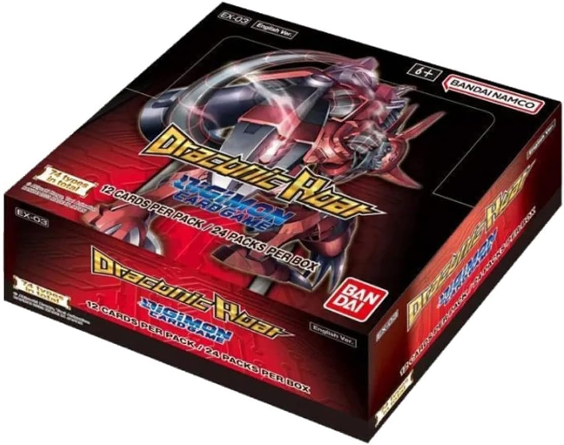Digimon Card Game Draconic Roar EX-03 Booster Pack – 12 Trading Cards