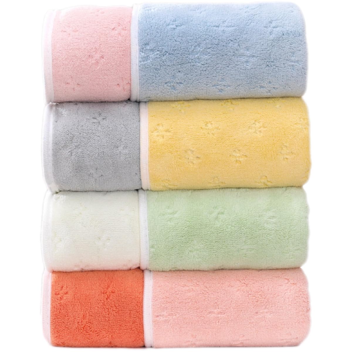 Microfiber Hand Towels – 4 Pack Soft Quick-Dry Hair & Gym Towels