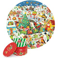 Boppi 150 Piece Round Christmas Jigsaw Puzzle for Kids - Recycled Card