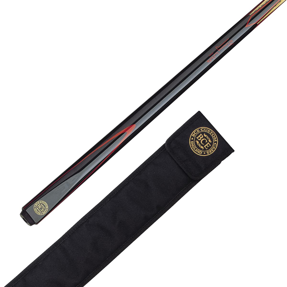 BCE Mark Selby 2-Piece Ash Snooker & Pool Cue with Soft Case – 145cm