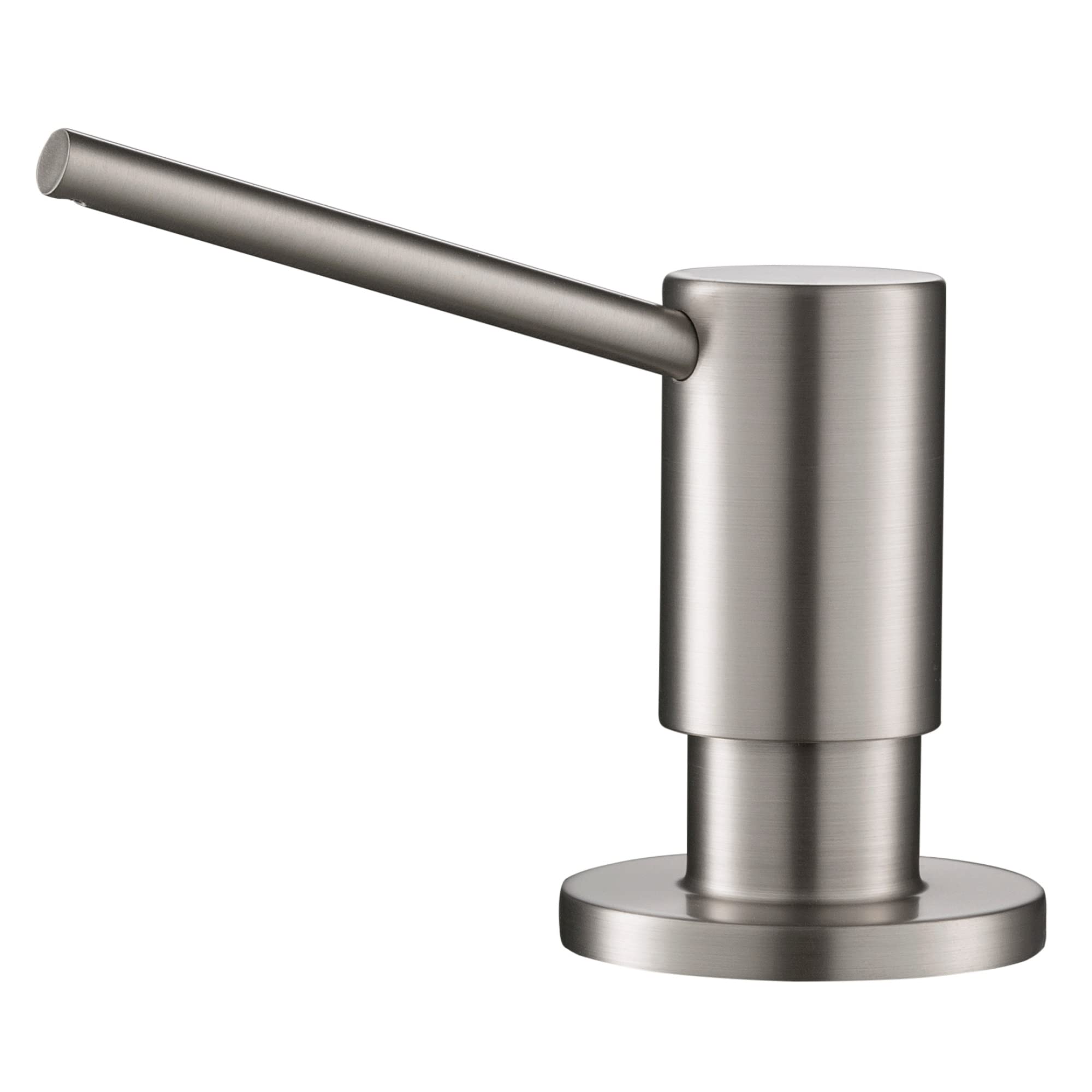 Kraus Solid Brass Kitchen Soap Dispenser – Stainless Steel, 17 oz.