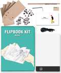 Neeho Flipbook Kit with A5 LED Light Pad and 300 Sheets Pre-drilled Paper