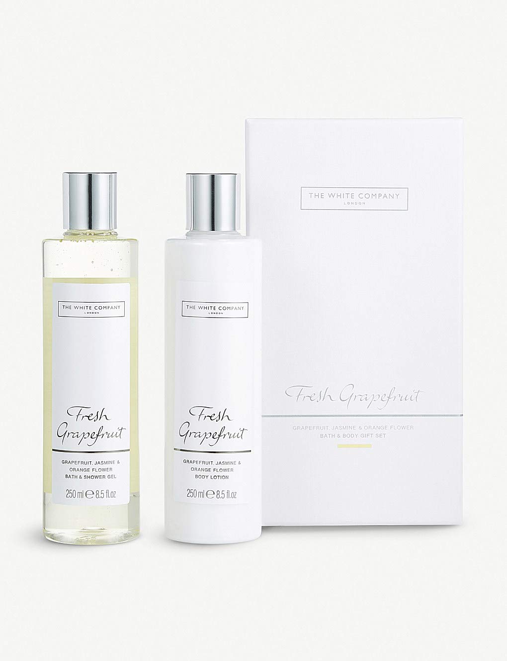 The White Company Fresh Grapefruit Bath & Body Gift Set - 2 Piece Kit