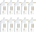 Neoteck 10 Pcs UPVC Window Handle | Universal Espag Double Glazing White