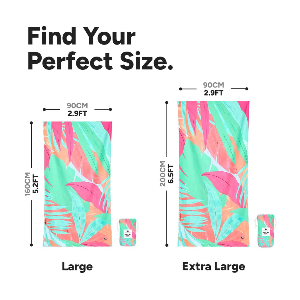 Dock & Bay Quick Dry Beach Towel - Hot Tropics, Extra Large - image 5