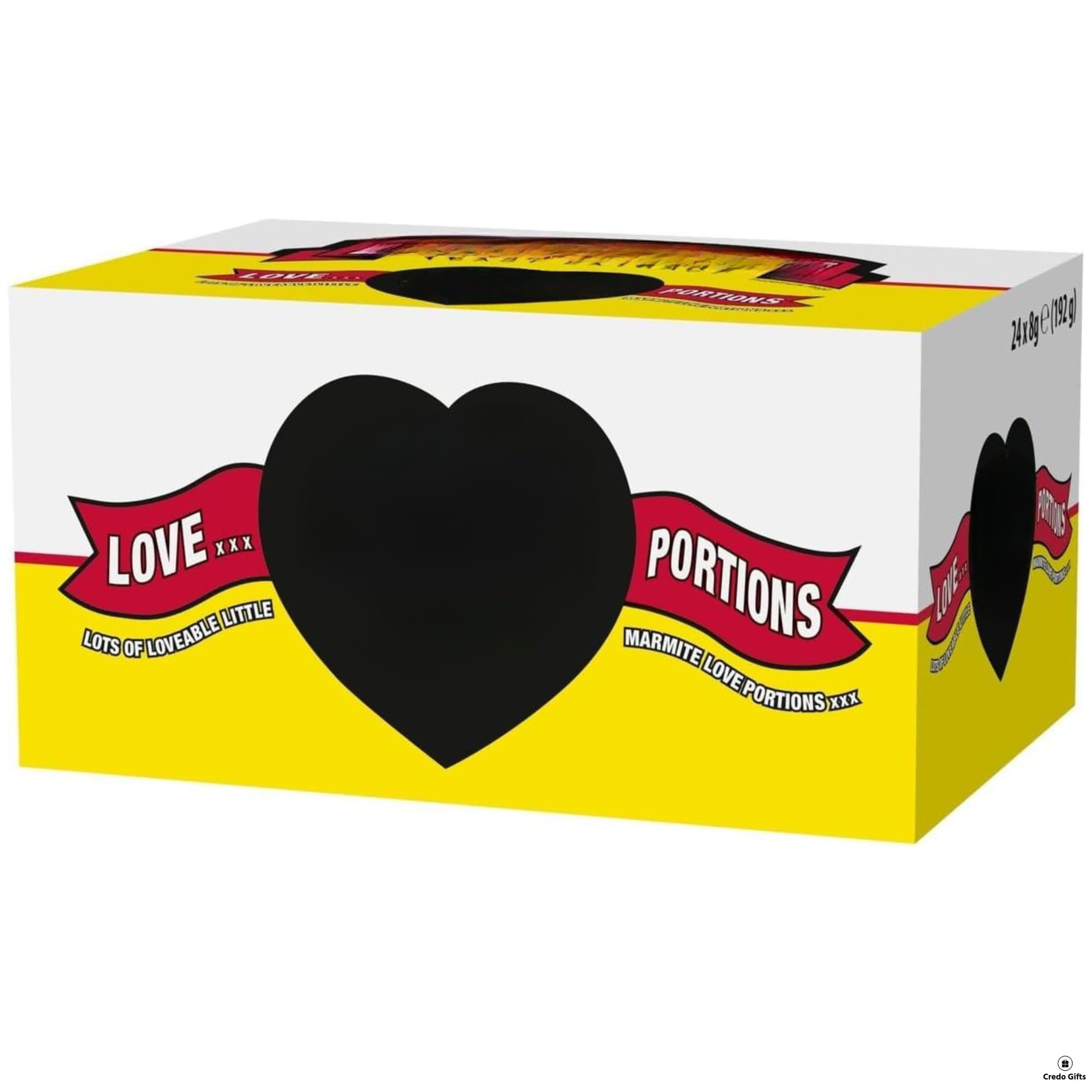 Marmite Yeast Extract Love Portions – Savory Breakfast Spread 24 x 8g