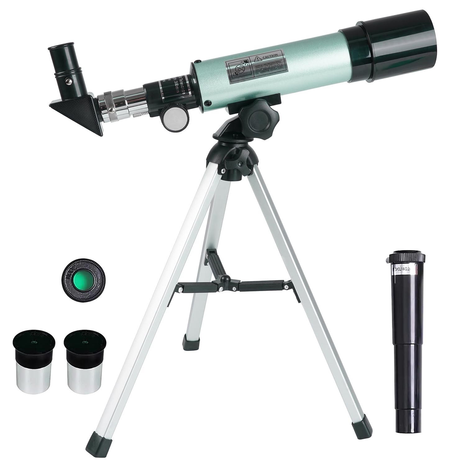 Misilmp Kids Astronomy Telescope | 90X Portable Refractor Scope – Blue