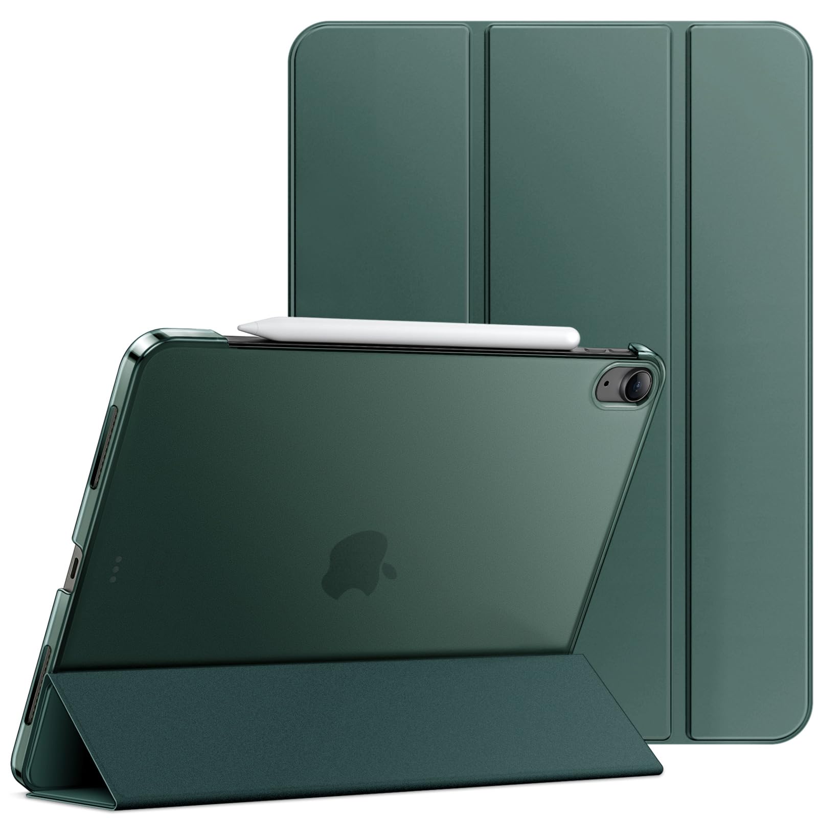 JETech iPad Air 13-Inch M3/M2 Case | Slim Smart Cover - Midnight Green