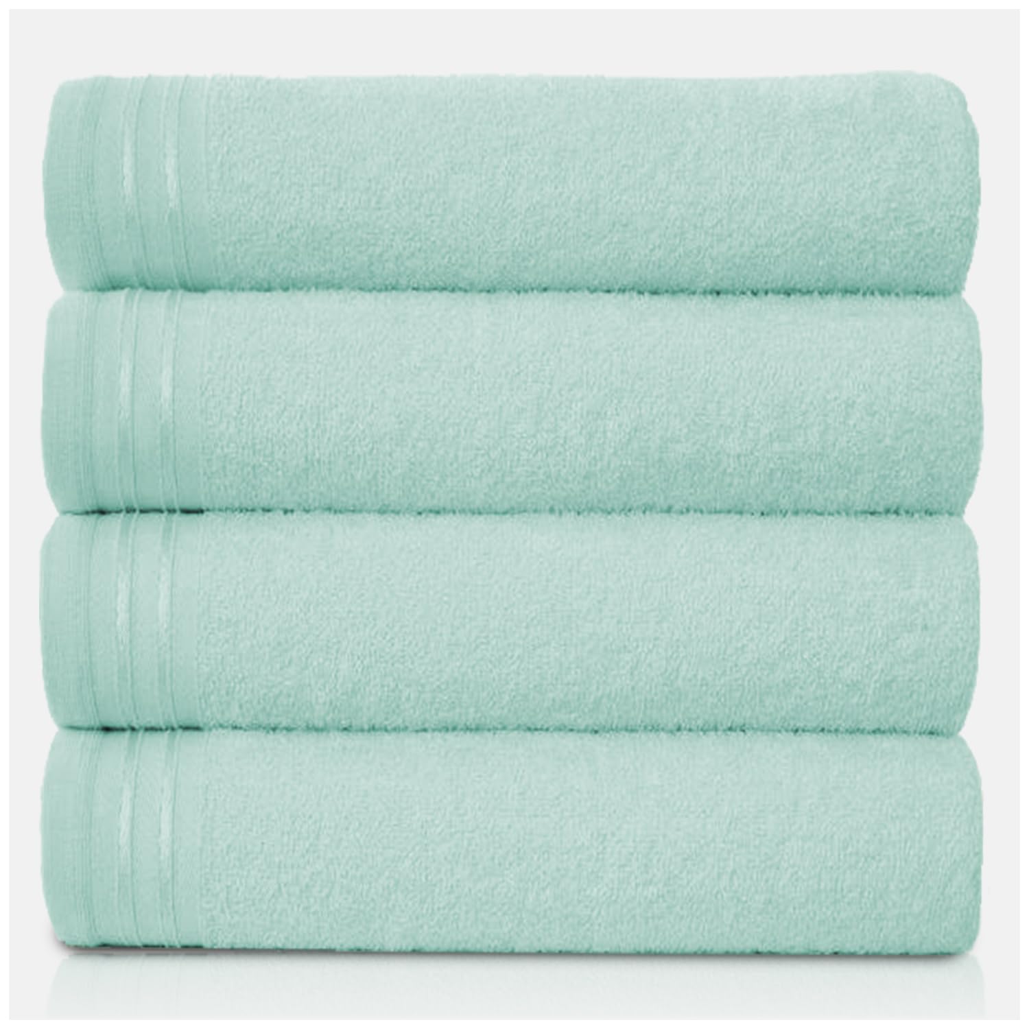 GC Gaveno Cavailia Egyptian Cotton Bath Sheets - 4 Pack Duck Egg