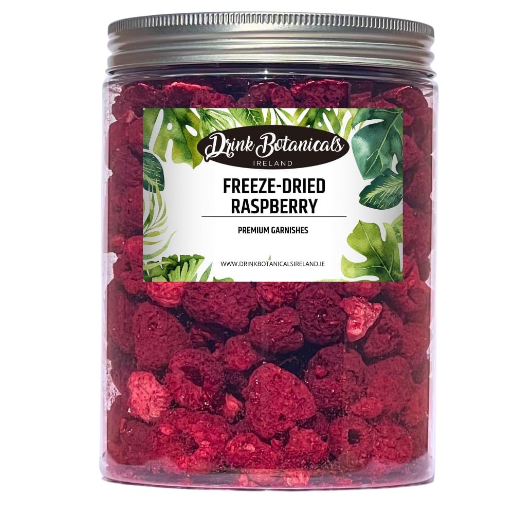 Drink Botanicals Ireland Freeze Dried Whole Raspberries (90g) - 100 Servings